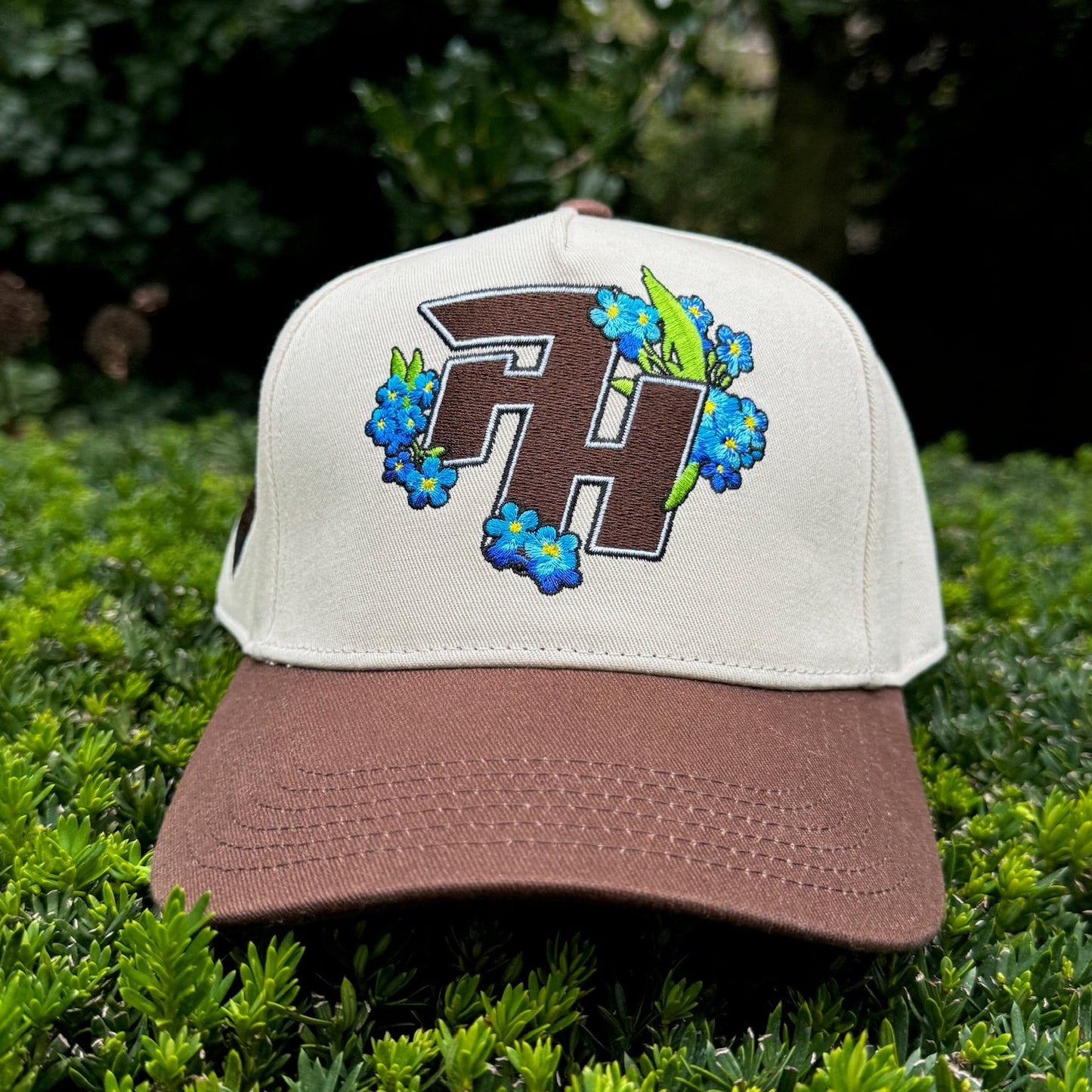 After Hours Beige and Brown Snapback
