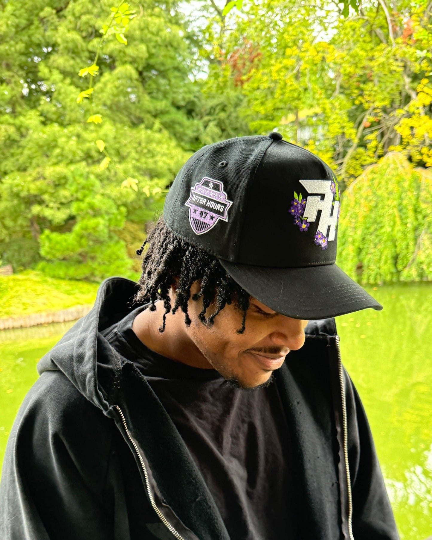 After Hours Black Snapback