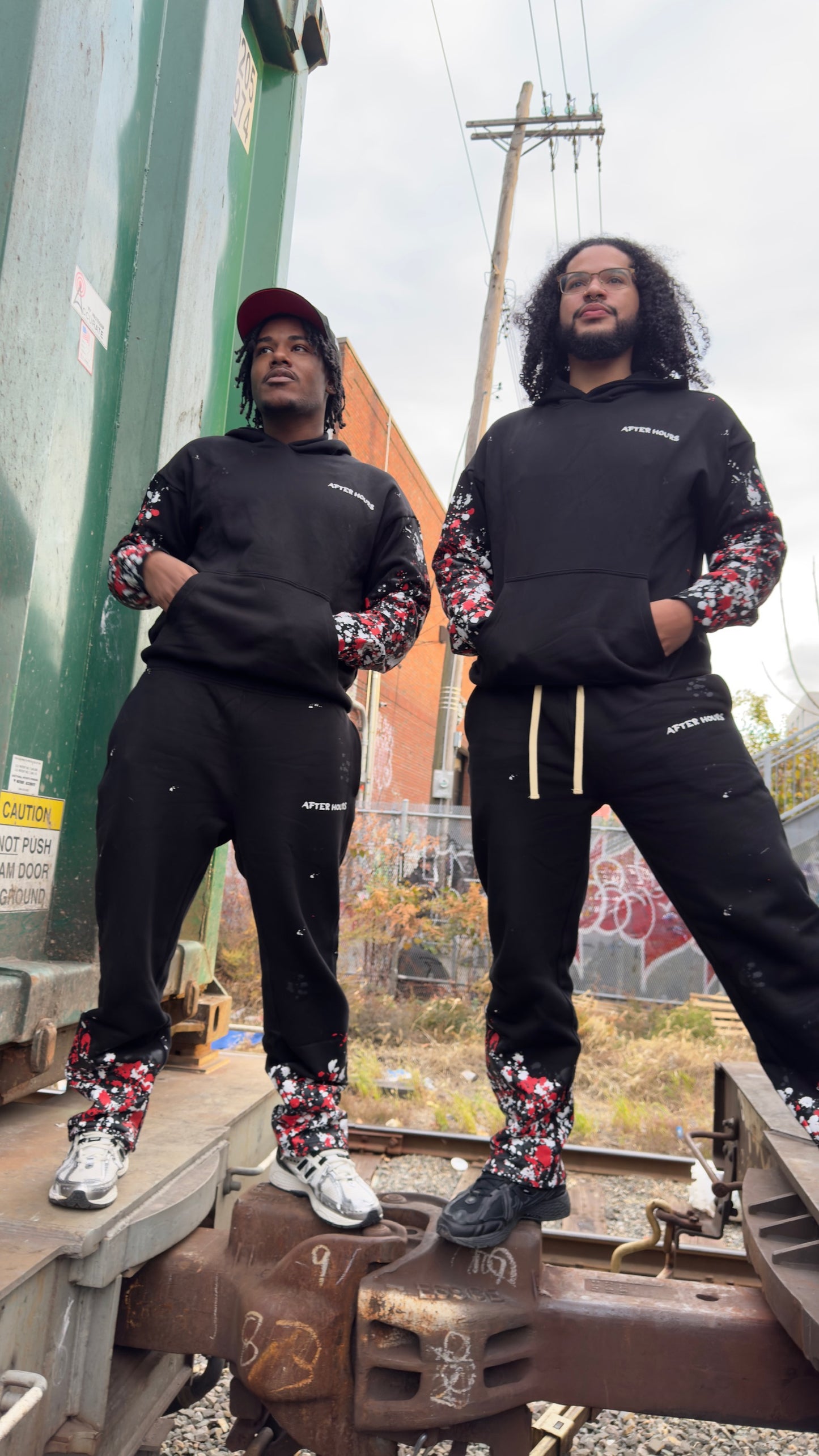 After Hours Paint Splatter Hoodie