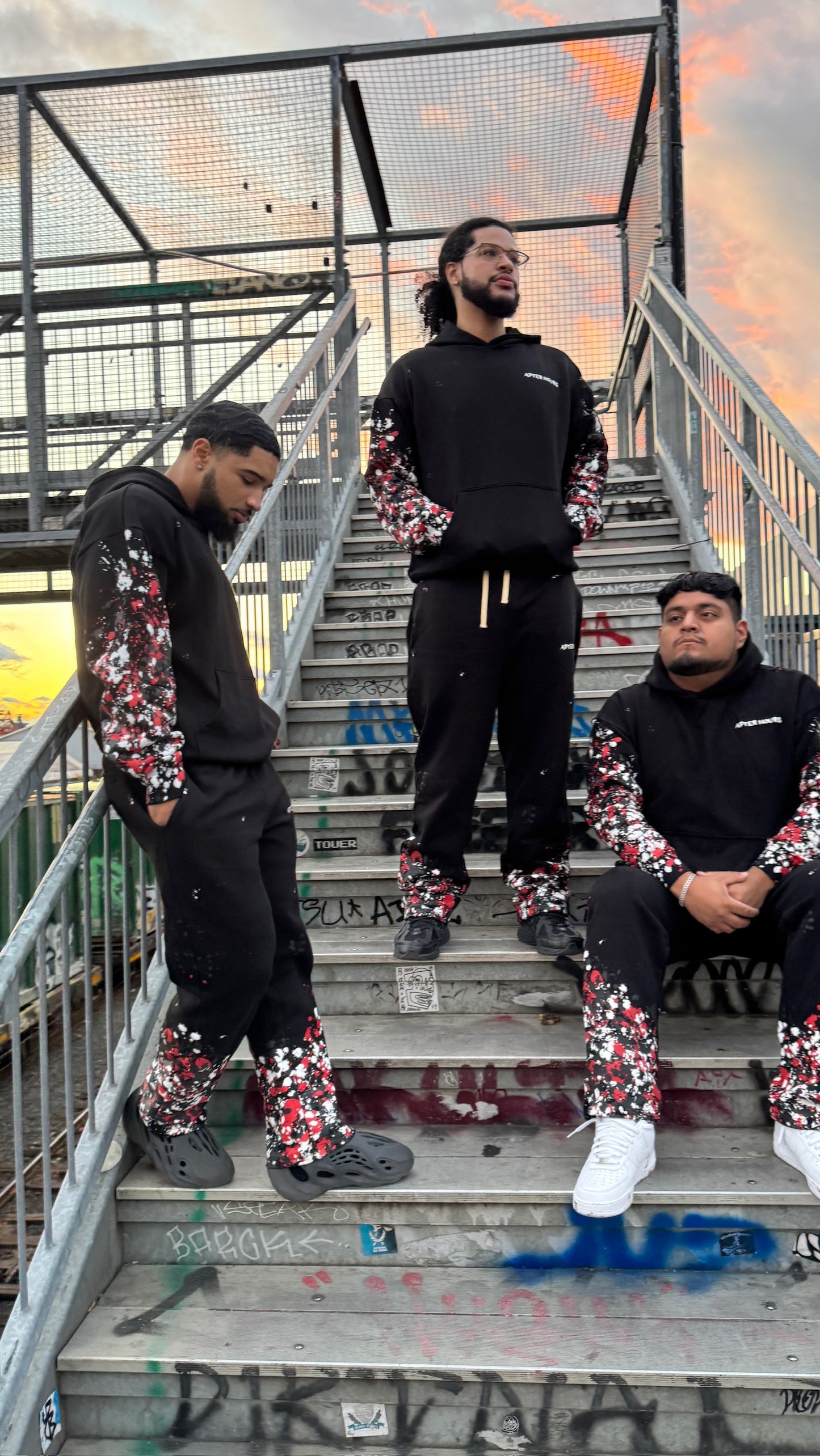 After Hours Paint Splatter Hoodie
