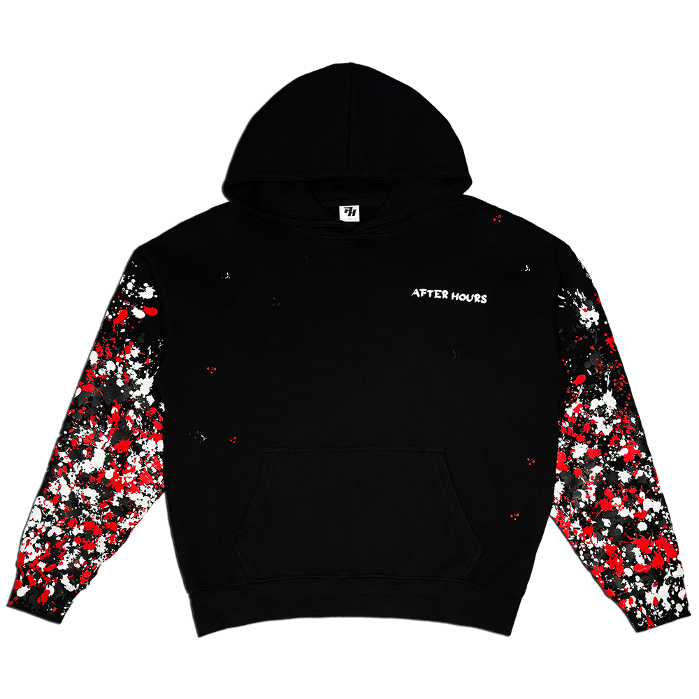 After Hours Paint Splatter Hoodie