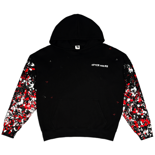 After Hours Paint Splatter Hoodie